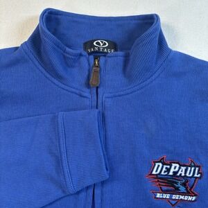 Vantage DePaul University Quarter Zip Large Men's